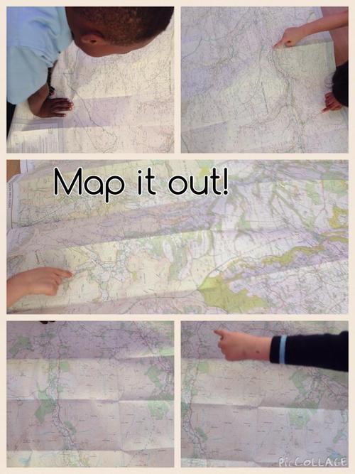 Looking closely at maps.